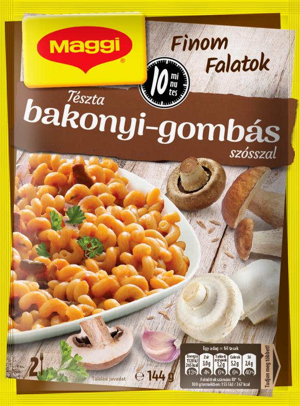 Maggi Finom Falatok Tészta Bakonyi-Gombás Szósszal 144g