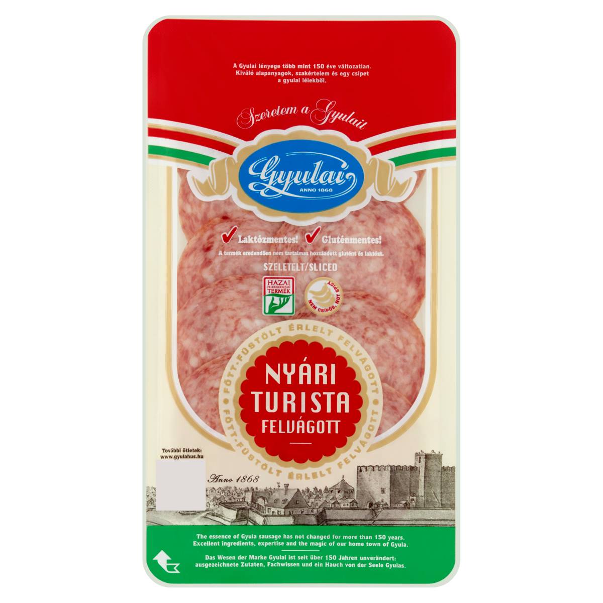 Gyulai szeletelt nyári turista felvágott 50g
