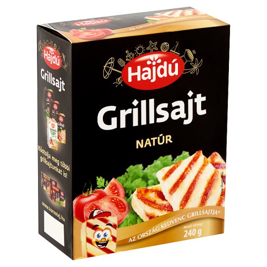 Hajdú natúr grillsajt 240g