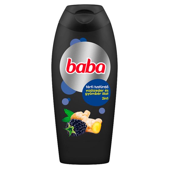 Baba 2in1 férfi tusfürdő vadszeder és gyömbér illat 400ml