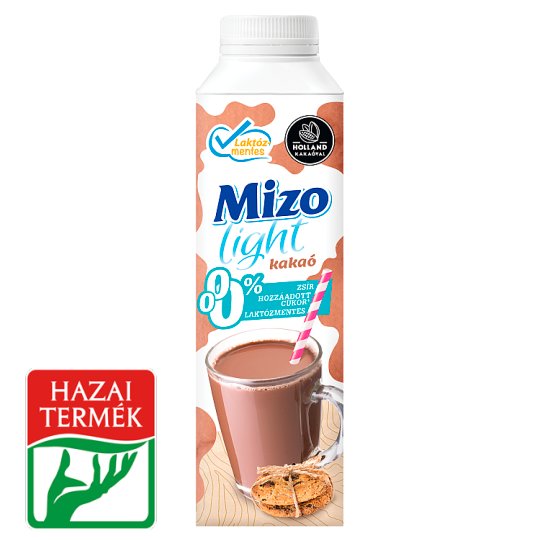 Mizo Light, Laktózmentes Kakaós Tej 450 ml