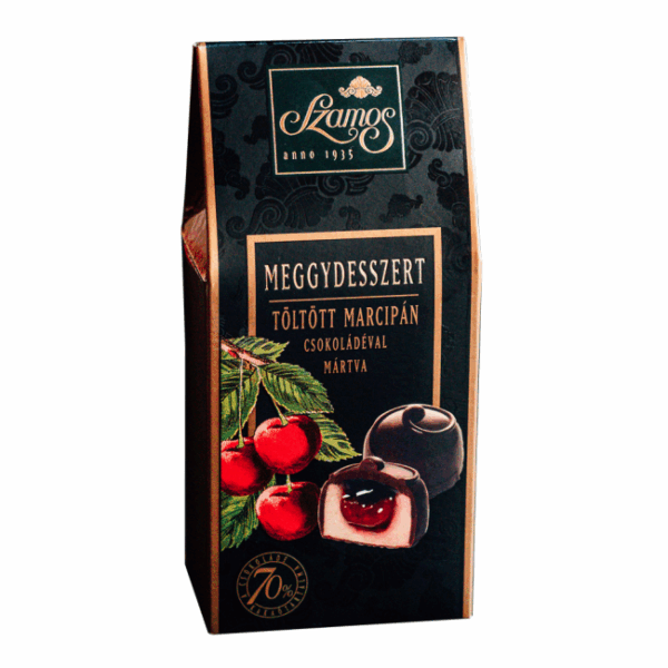 Szamos Meggydesszert Töltött Marcipán 125g