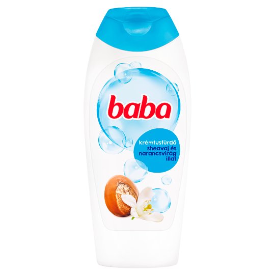 Baba krémtusfürdő sheavaj és narancsvirág illat 400ml