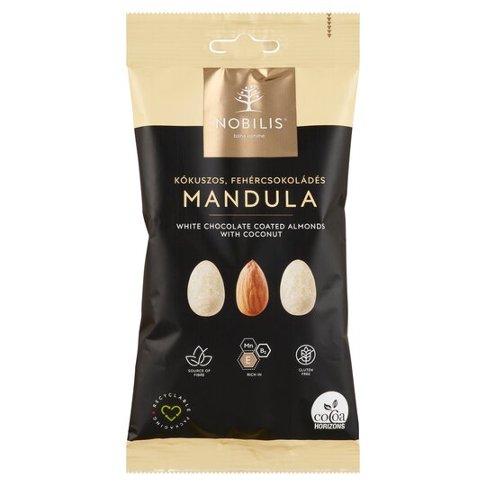Nobilis kókuszos, fehércsokoládés mandula 100 g