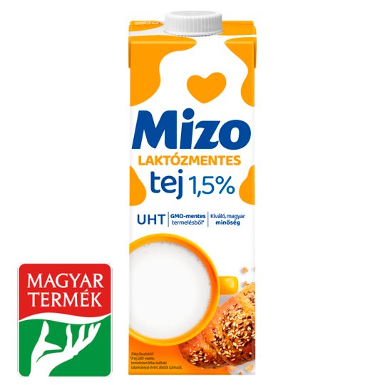 Mizo laktózmentes UHT tej 1,5% 1 l
