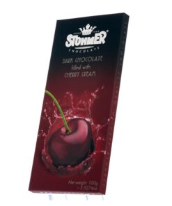 Stühmer Meggyes krémmel töltött étcsokoládé 100g