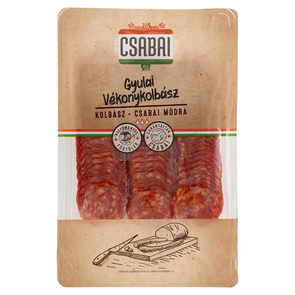 Csabai Gyulai Szeletelt Kolbász 75g