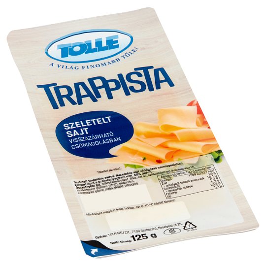 Tolle Szeletelt Trappista Sajt 125g