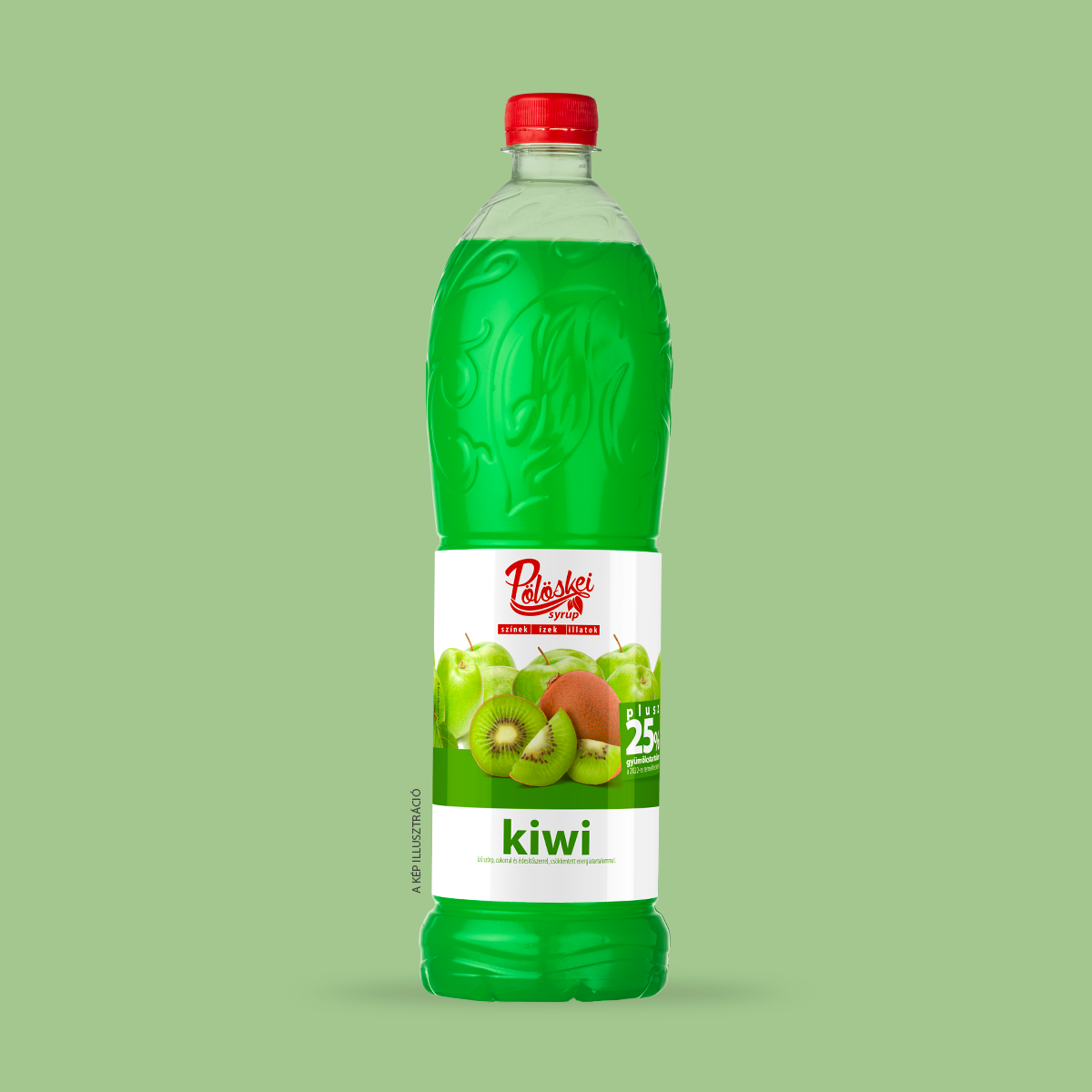 Pölöskei Kiwi ízű Szörp 1l