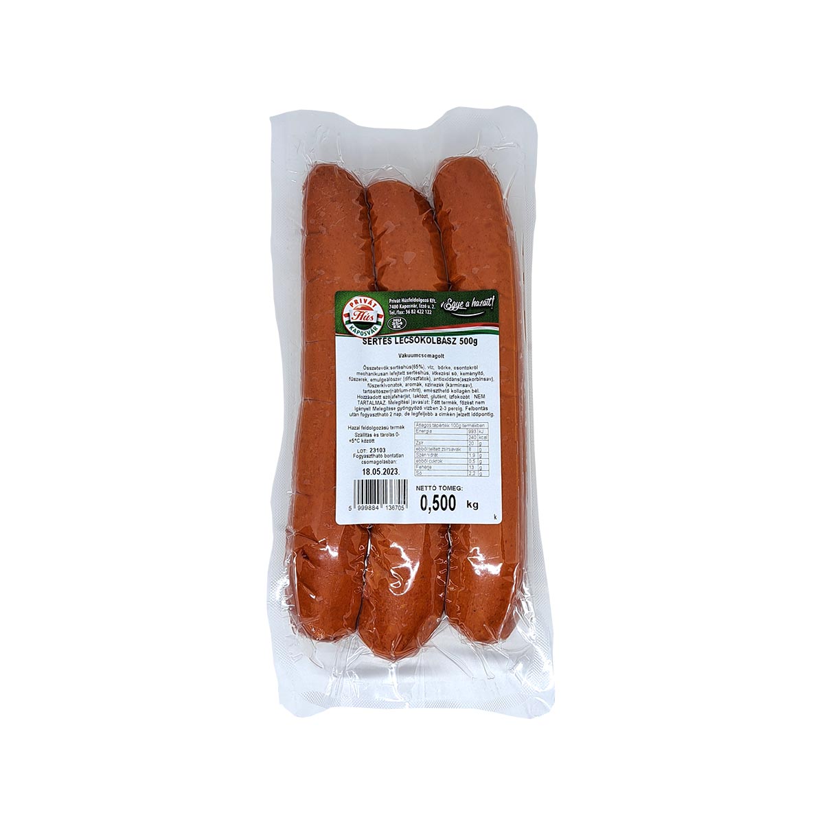 Privát Lecsókolbász 500g