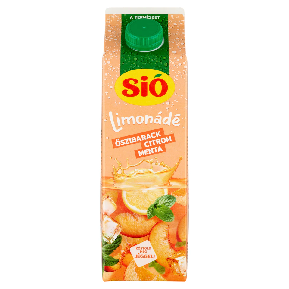 Sió Limonádé őszibarack-citrom-menta 1 l