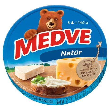 Medve Natúr Sajt 140g