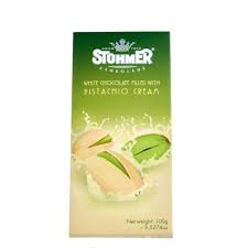 Stühmer Pisztáciakrémes Fehércsokoládé 100g