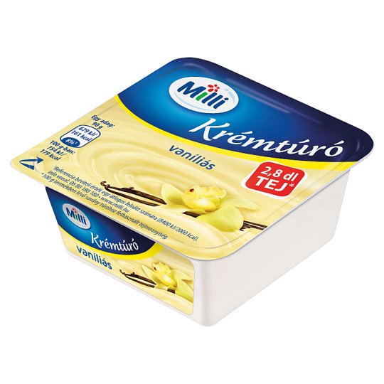 Milli vaníliás krémtúró 90g