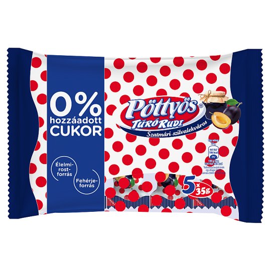 Pöttyös Túró Rudi Szilvalekvárral 5 x 35g