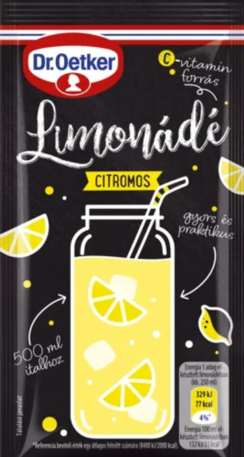 Dr. Oetker Limonádé citromos italpor 40g