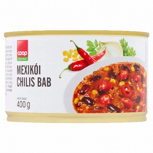 Coop Mexikoi chillis bab konzerv 400g