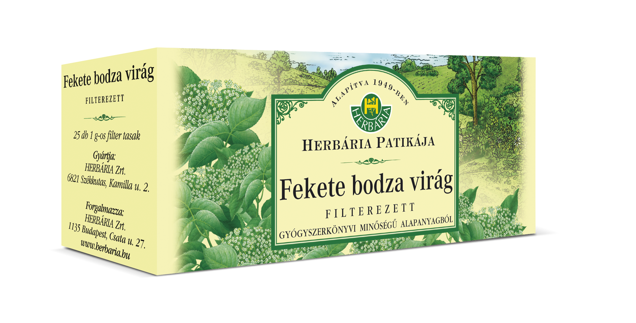 Fekete bodza virág (Sambuci flos) 25 filt.