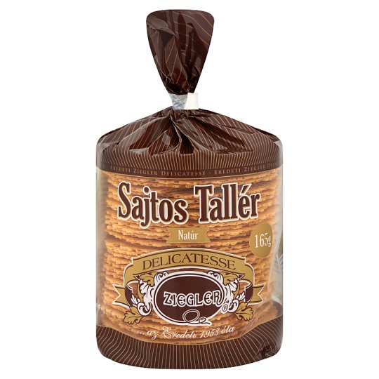 Ziegler Natúr Sajtos Tallér 165g