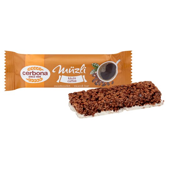 Cerbona Kávés Müzliszelet