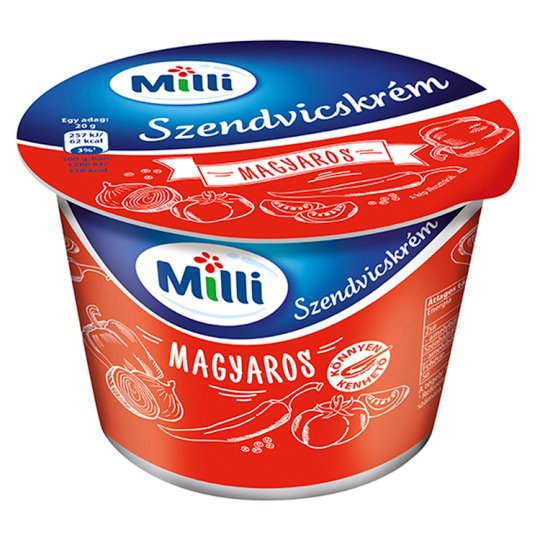 Milli Magyaros Szendvicskrém 200g