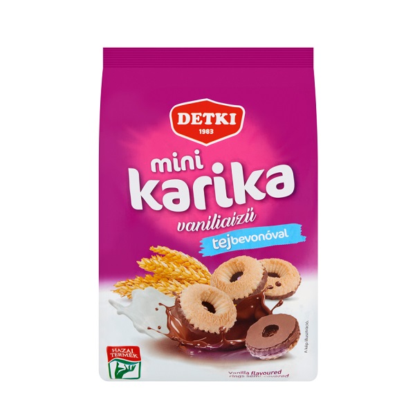 Detki Tejcsokis Vaniliás Karika 150g