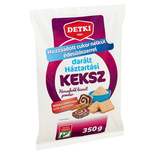Detki darált háztartási keksz hozzáadott cukor nélkül 350g