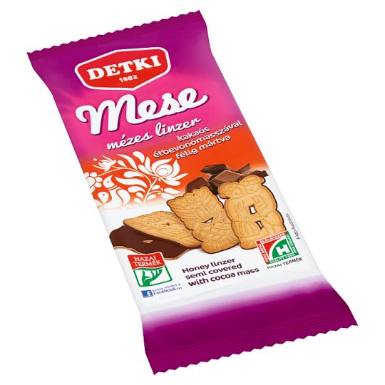 Detki Mese Étcsokis mézes linzer 180g